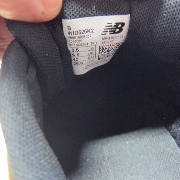 New Balance 626 Industrial Slip/Oil Resistant Women's 8.5 Black Leather Shoe's - Picture 7 of 8